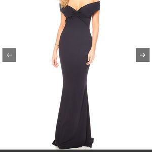 NWT Katie May Navy Blue Formal Dress